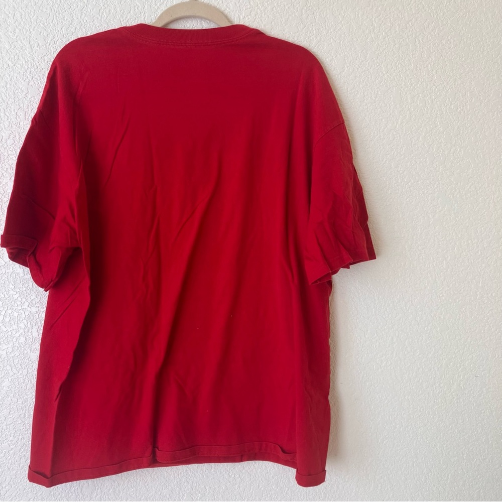 Adidas Men's Red T-Shirt XL used good condition - Picture 3 of 4